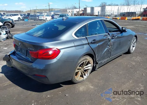 2019 BMW 430I Gran Coupe xDrive from USA, damaged, VIN WBA4J3C57KBL10609
